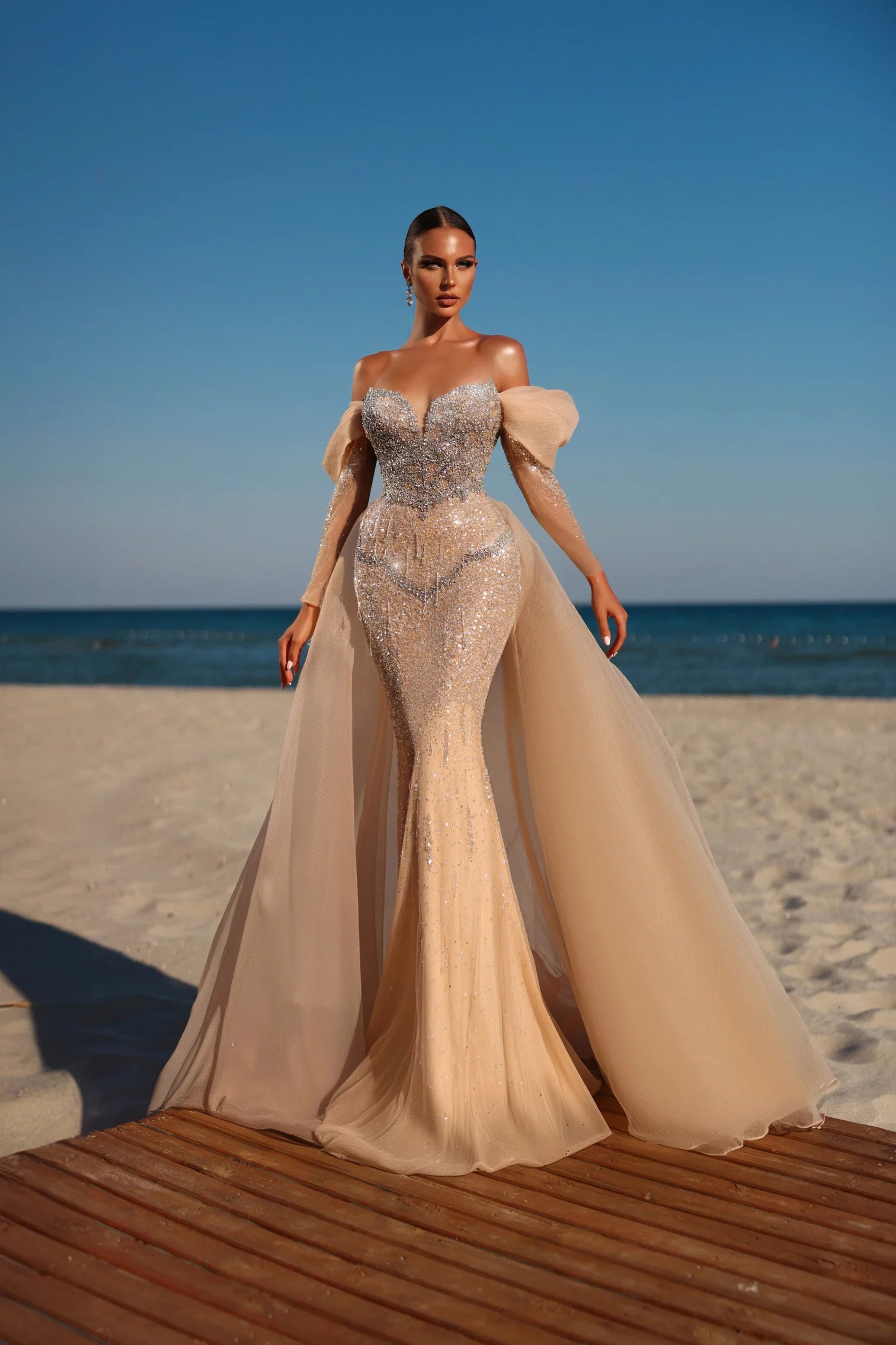 LIEVE EMILIA Under My Spell Maxi-jurk Pauw