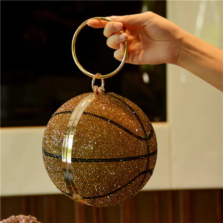 Basketball Strass Bag
