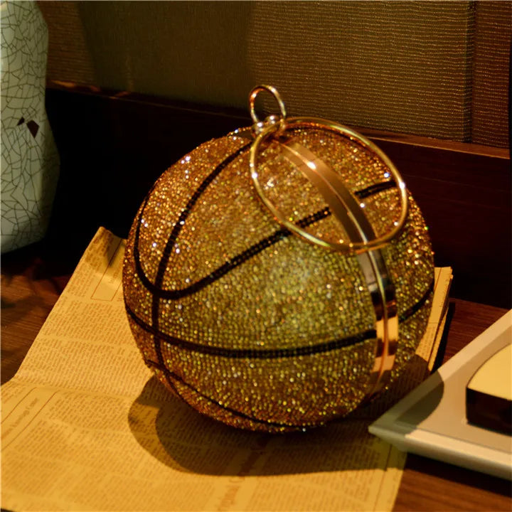 Basketball Strass Bag